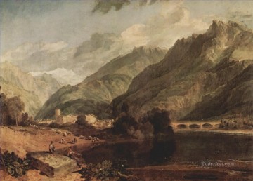 風景 Painting - ボンネビル サヴォイとモンブラン ターナー マウンテン